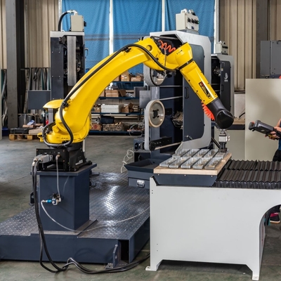 kupować Robotyka do odbudowy klamek drzwiowych, maszyna do odbudowy metalu z komórek robotowych do polerowania klamek drzwiowych produkcja online