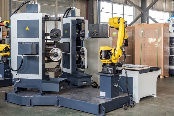 kupować Wysokowydajna robotyczna maszyna do polerowania taśm powierzchniowych CNC 380v do części metalowych produkcja online