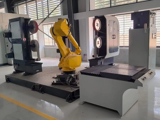 kupować CNC umożliwione systemy wykończenia metalu robotów z adaptacyjną kompensacją pozycji i precyzyjną możliwością szlifowania produkcja online