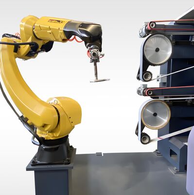 Fully Automatic Robotic Polishing Machine with 14.5KW Power for Mirror Shiny Metal Workpieces